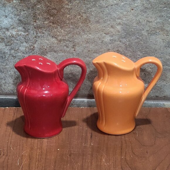 Ceramic Pitcher Salt and Pepper Shaker Set - Picture 1 of 10